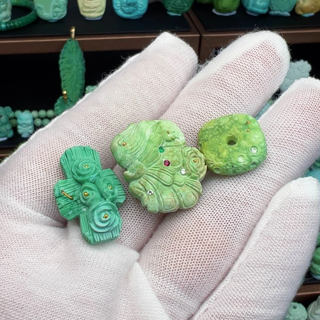 绿松石未镶嵌绿松石主播万丽?