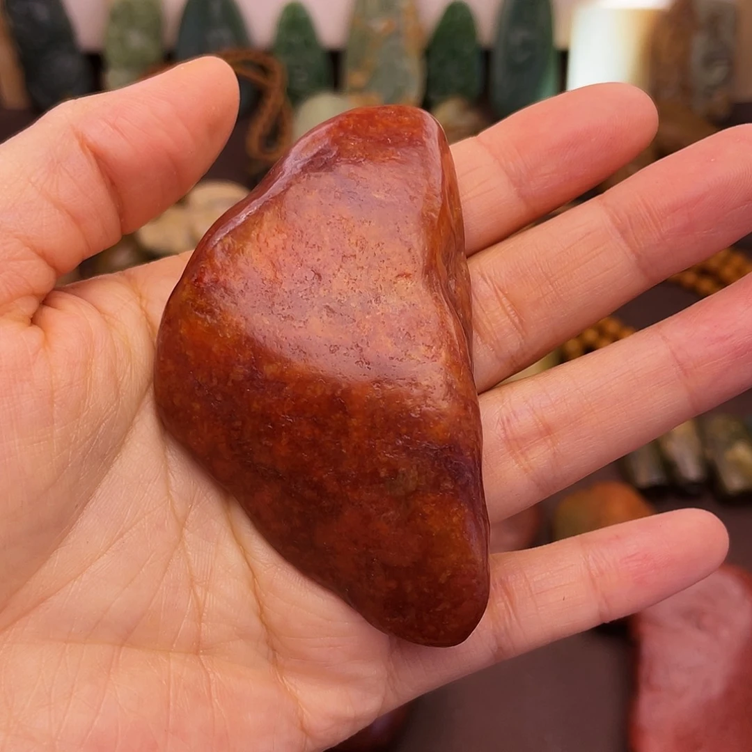 岫岩河磨玉（透闪石质玉）未镶嵌颈饰