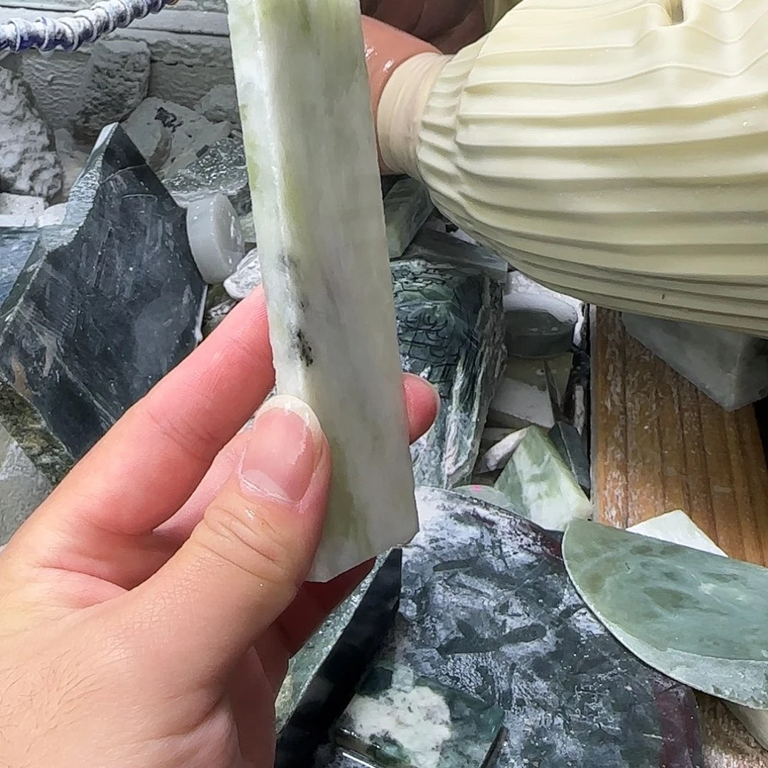 长石玉未镶嵌珠宝半成品