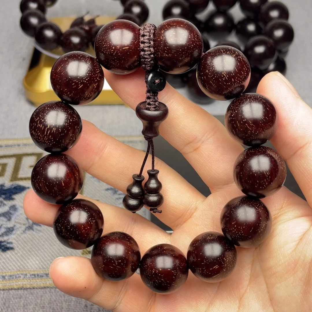 檀香紫檀（小叶紫檀）1.8 高油密老料小满金星