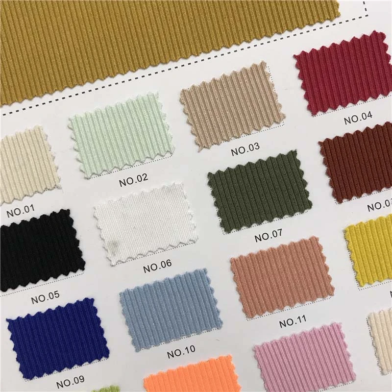 250g2*2牛奶丝坑条针织面料263个色现货厂家直销时尚面料3692987