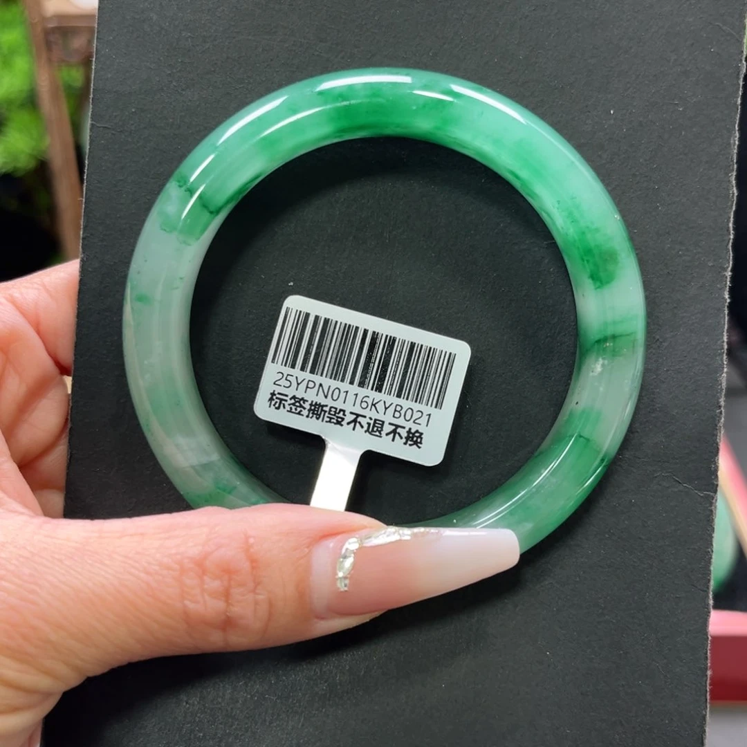 石英质玉手镯未镶嵌➕朵朵62.0