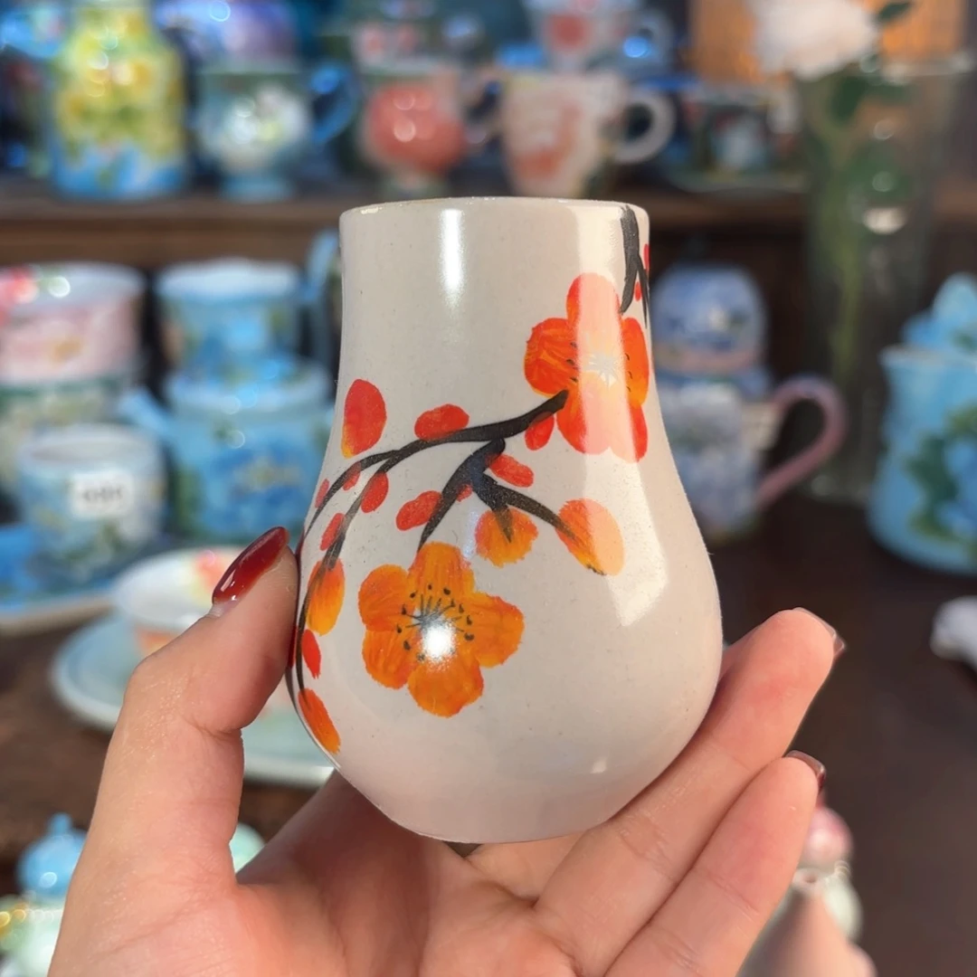 景德镇手绘高温釉下彩陶瓷茶具