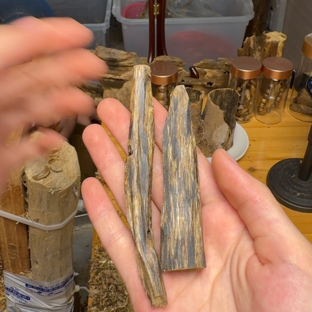 沉香沉香碎屑白棋块料10克
