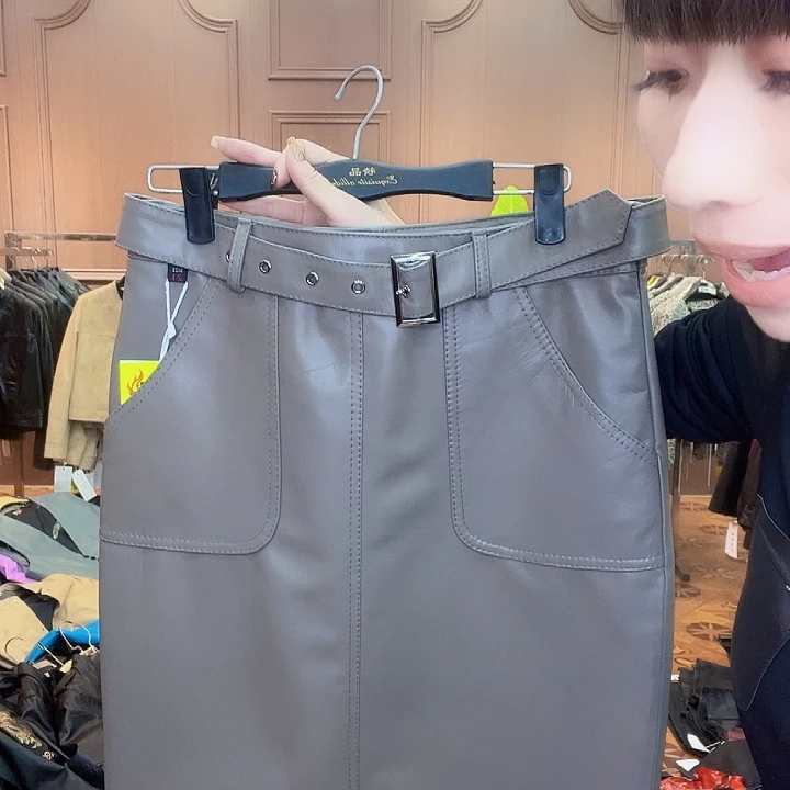100……110斤皮长裙