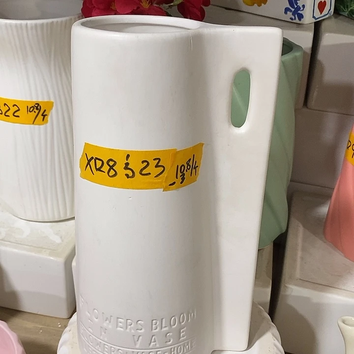 陶盆有孔 瑕疵针孔漏釉介意勿拍外高 23外口8