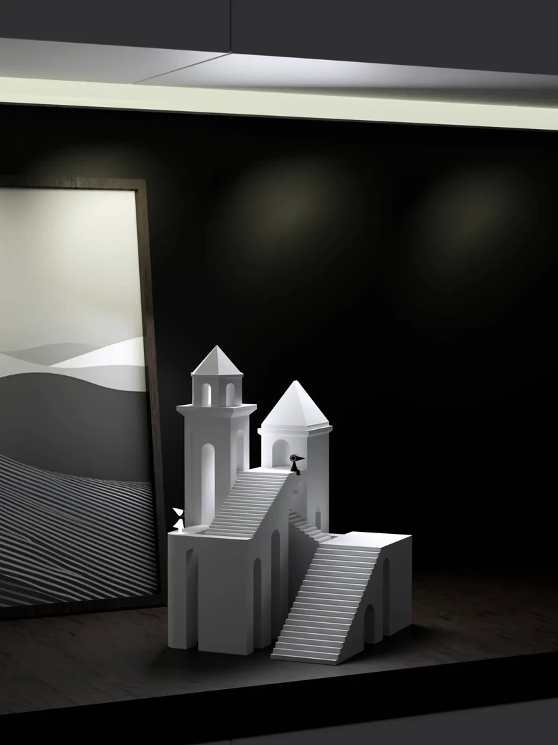 奇幻城堡3D模型摆件