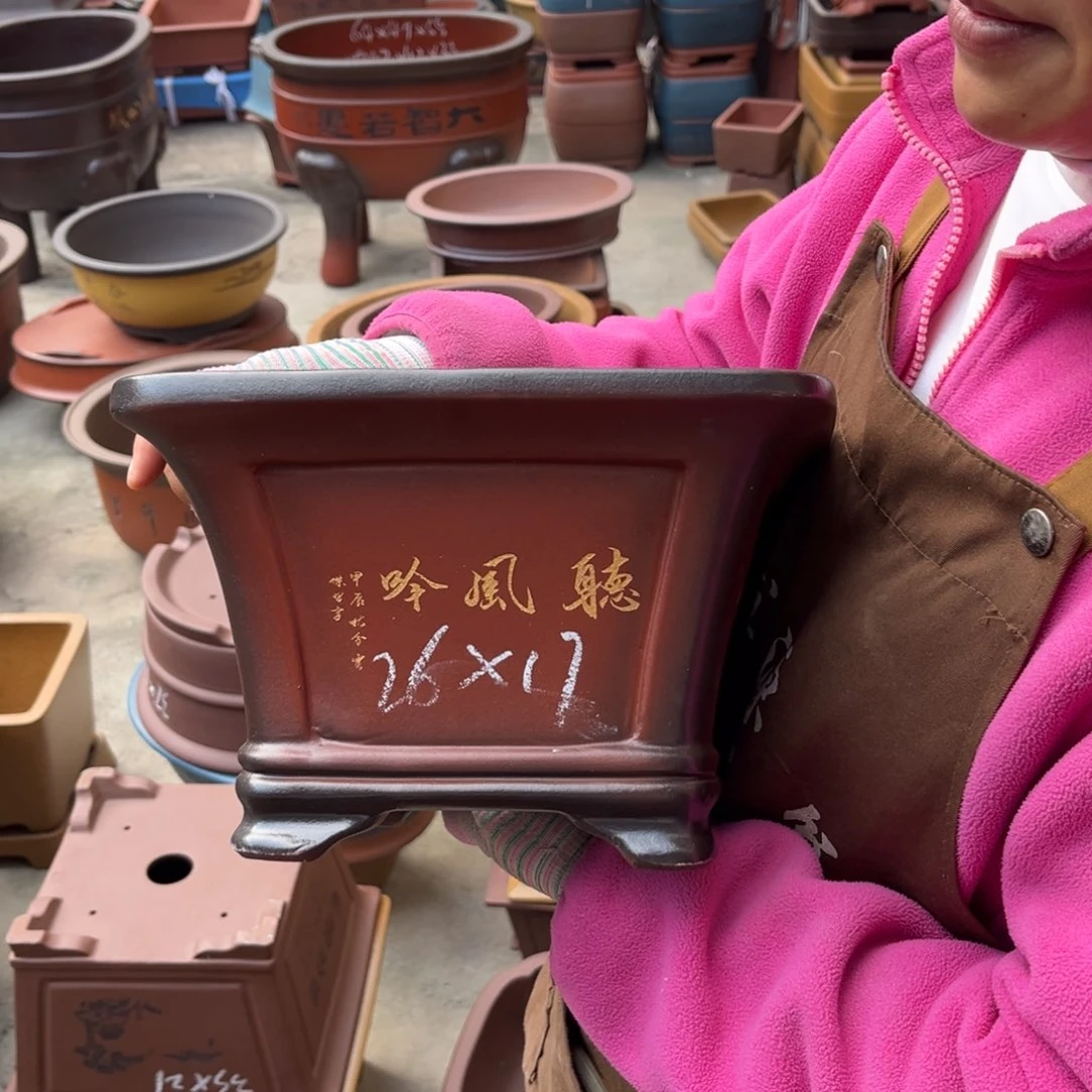 紫砂花盆盆景艺术