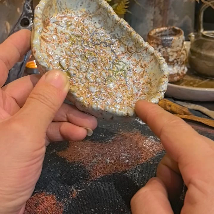 陶摆件手工高温原矿窑变新品福利