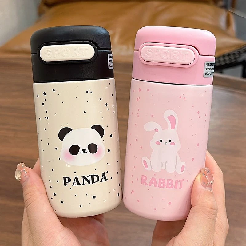 苏泊尓适配迷你保温杯可爱儿童吸管杯女生高颜值小巧便携口袋杯子