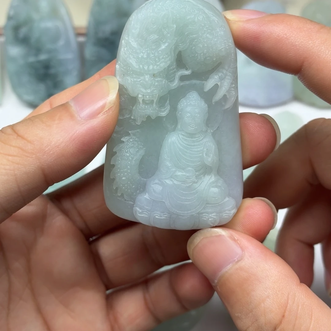 未镶嵌定制翡翠阿弥陀佛