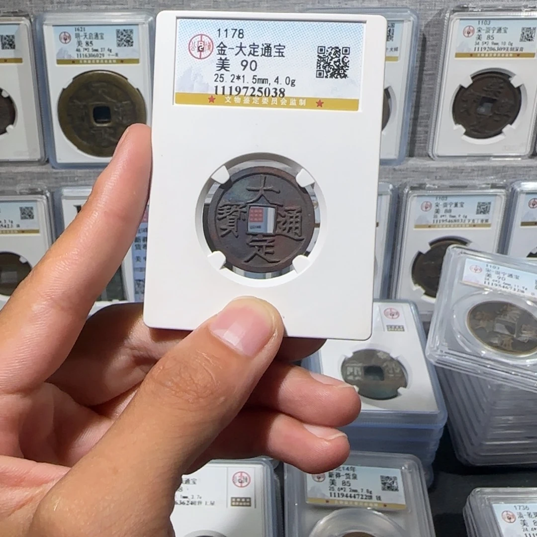 铜 祈福坑 大定通宝 保真包老