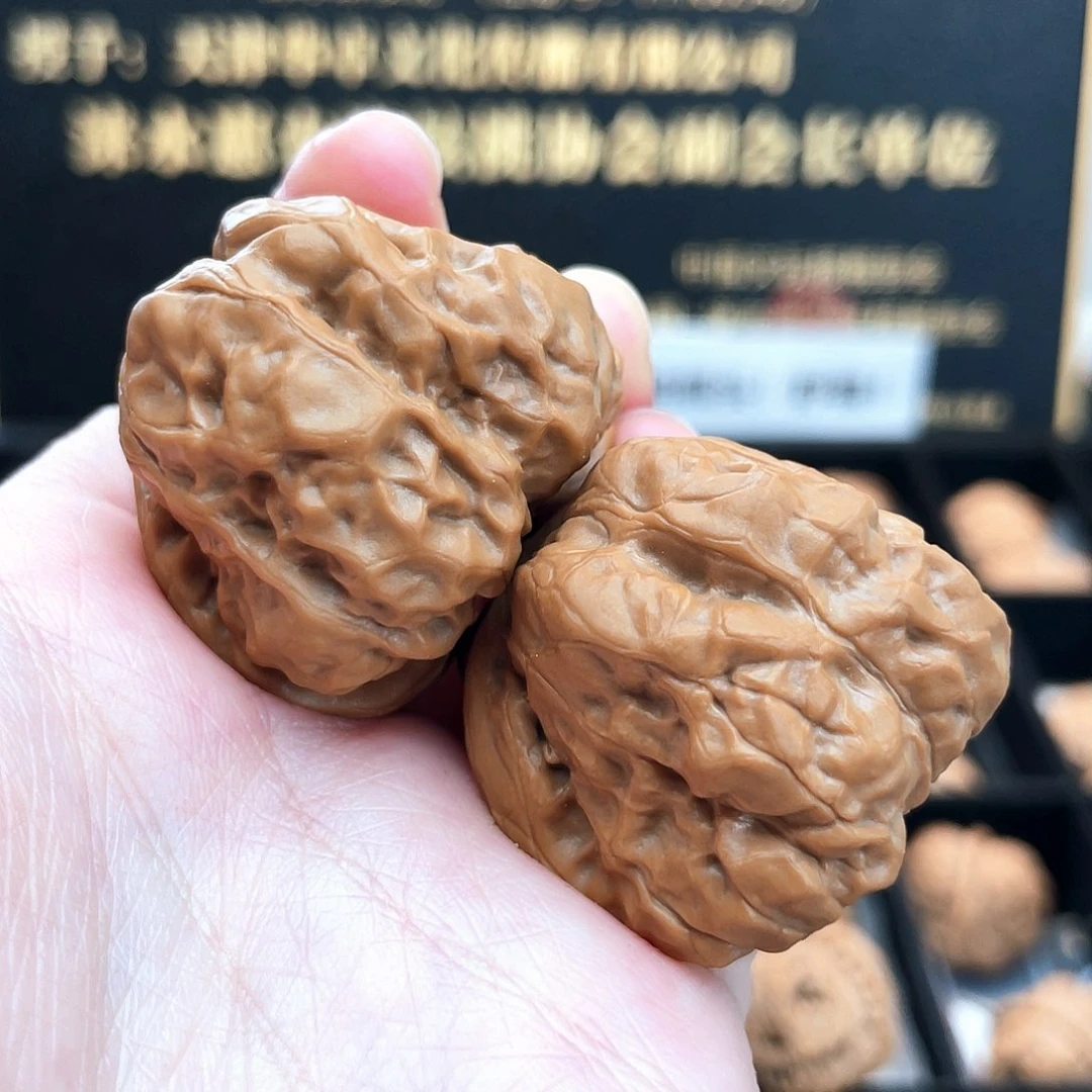 把件文玩核桃年末冲刺延庆肌肉蛙荷叶凹底小四开38S3