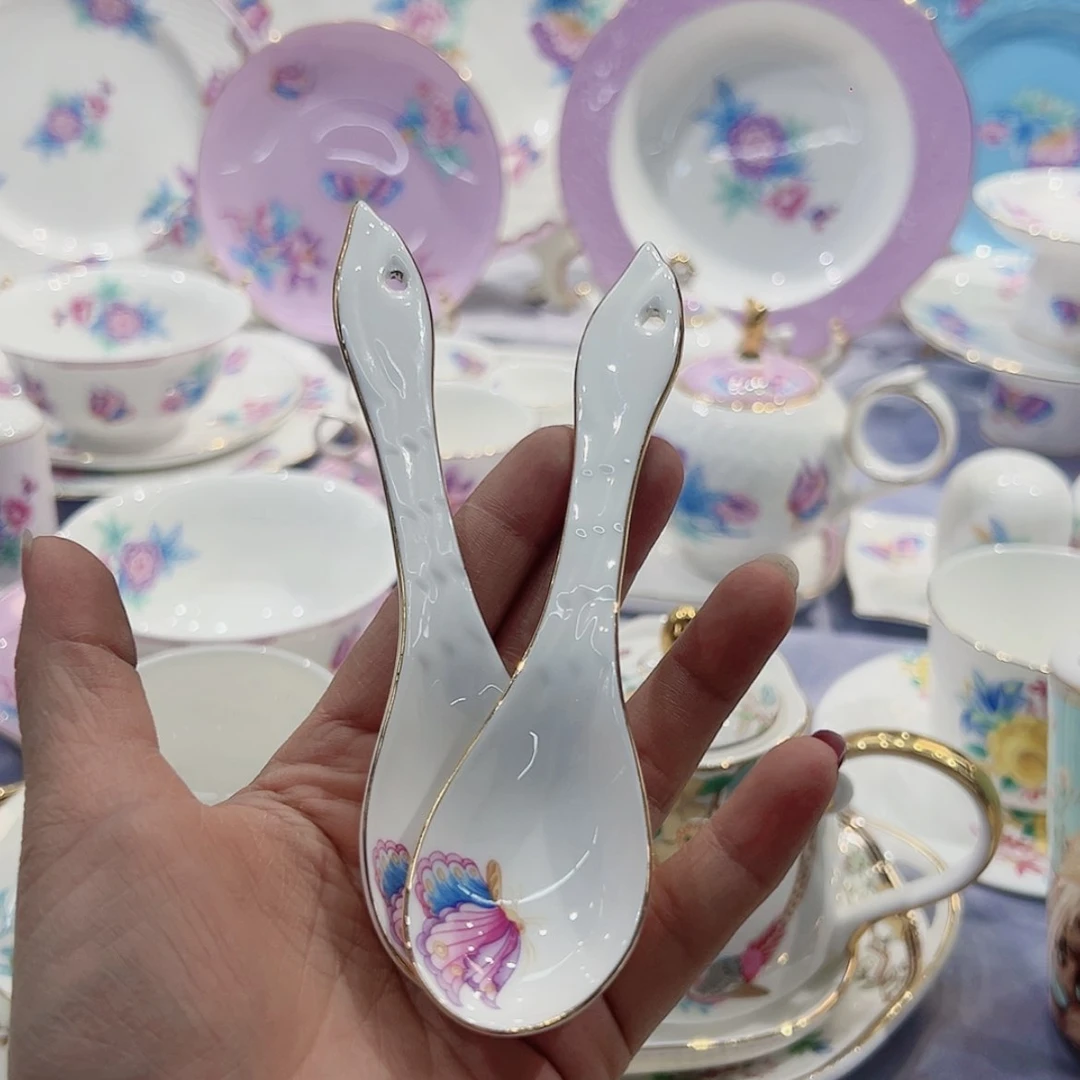 【闪购商品】骨瓷2个勺子