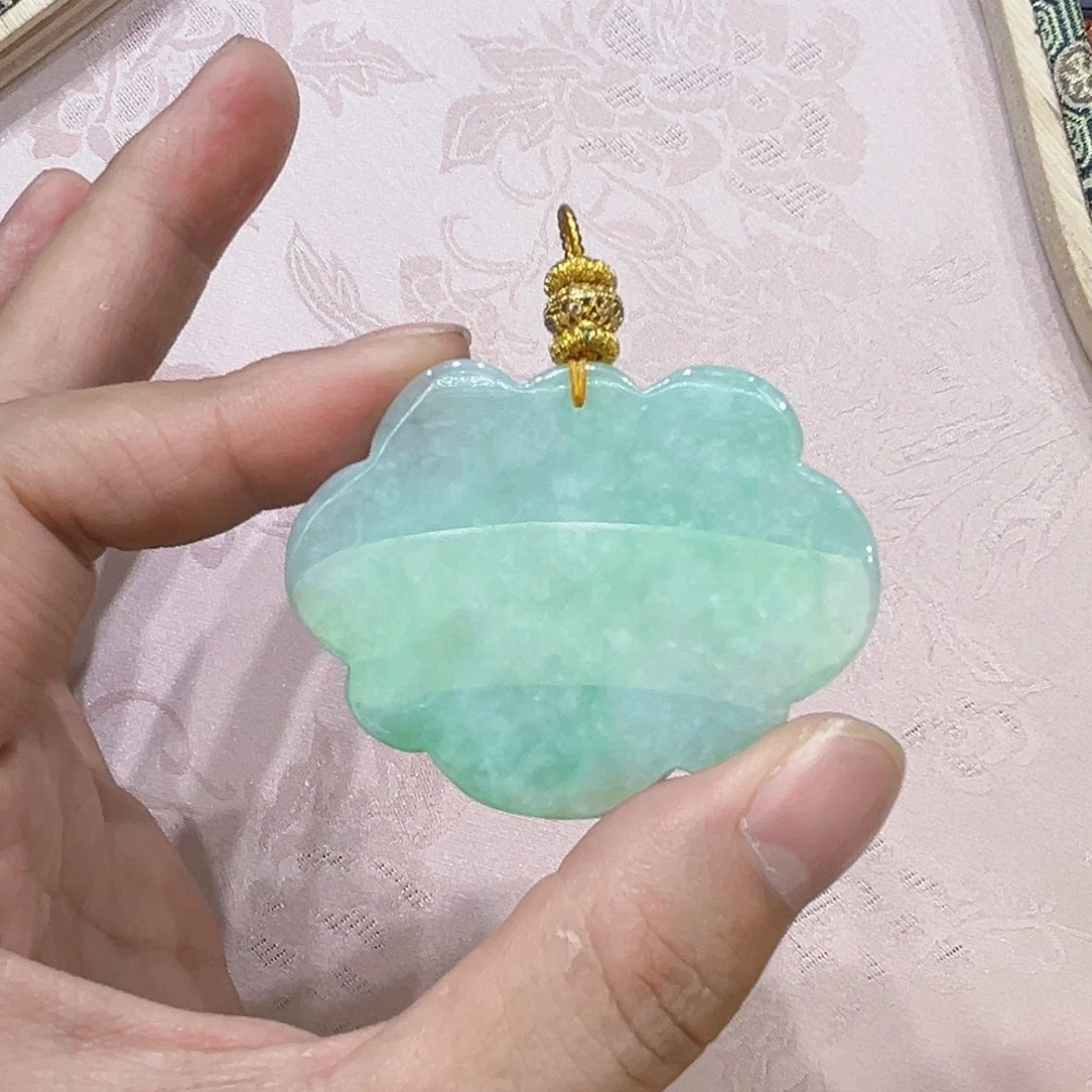 吊坠(不含链)合金翡翠代编织