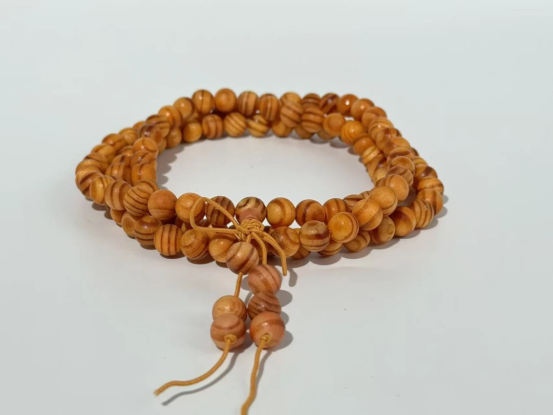 天然收藏血龙木0.8*108手串Z252