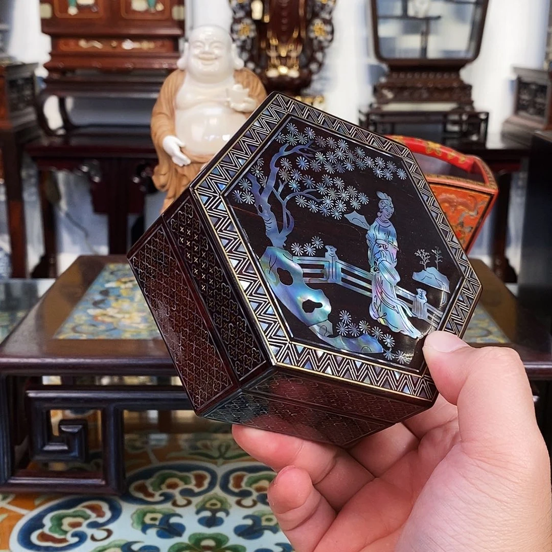 紫檀木类成套家具小叶紫檀盒子