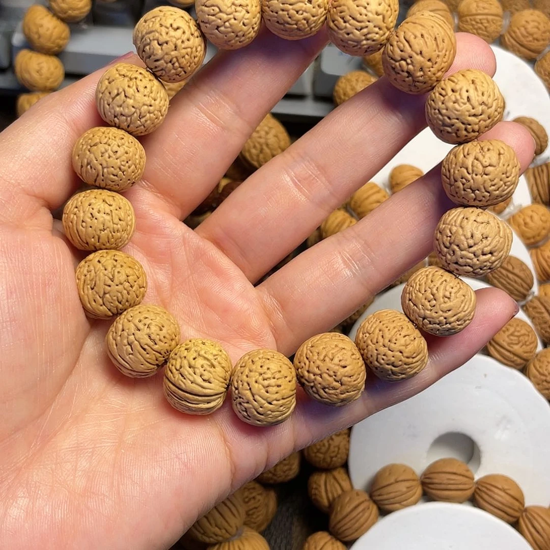 桃木桃核手串16+王者南瓜