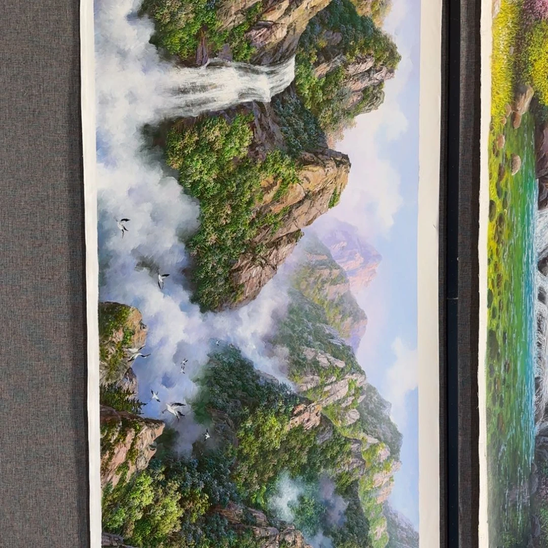 油画加油加油努力加油加油