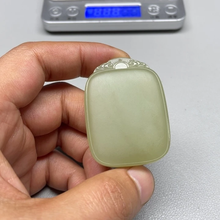 和田玉吊坠(不含链)未镶嵌人*众