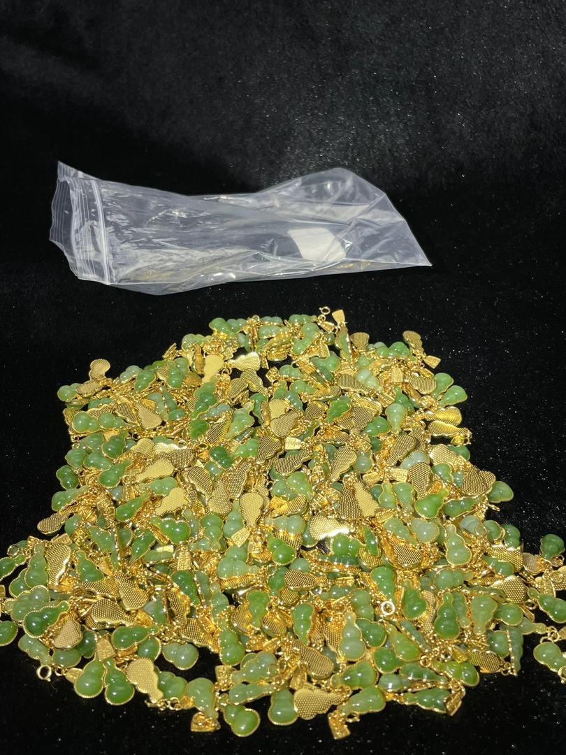 【小耿珠宝】和田玉碧玉葫芦滴溜（多样性发其一）