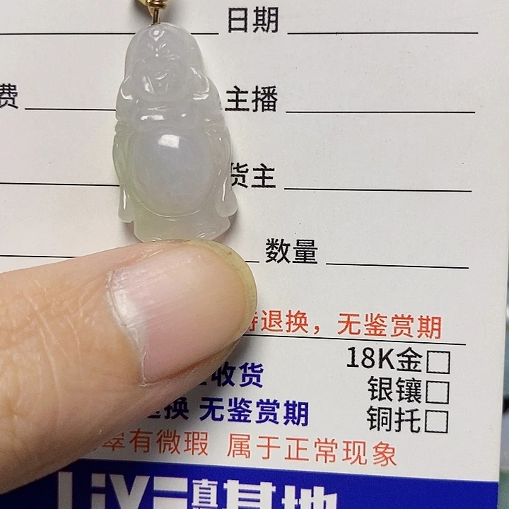 翡翠未镶嵌颈饰天然A货翡翠
