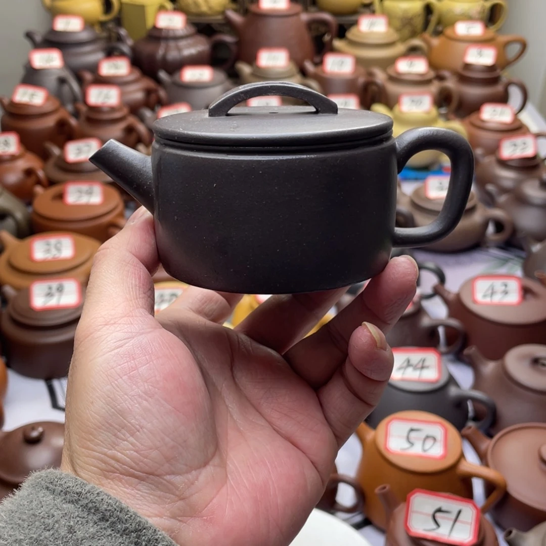 紫砂茶壶宜兴紫砂半手工