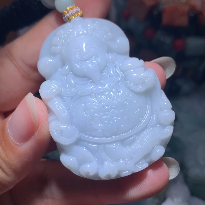颈饰未镶嵌翡翠保真天然A货翡翠
