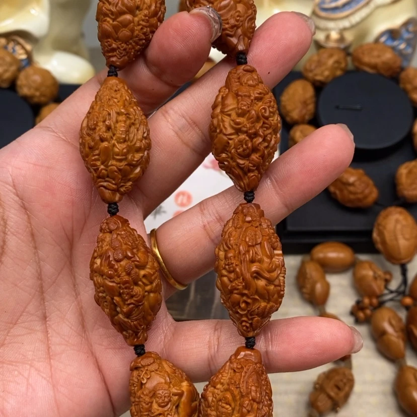 【闪购商品】橄榄核吊坠橄榄手工雕刻工艺