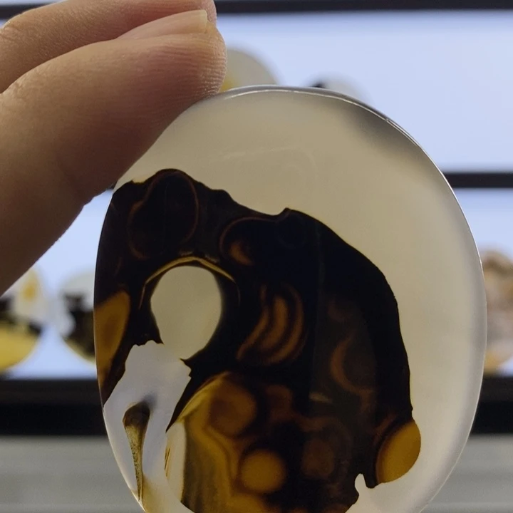 玛瑙/玉髓合金颈饰