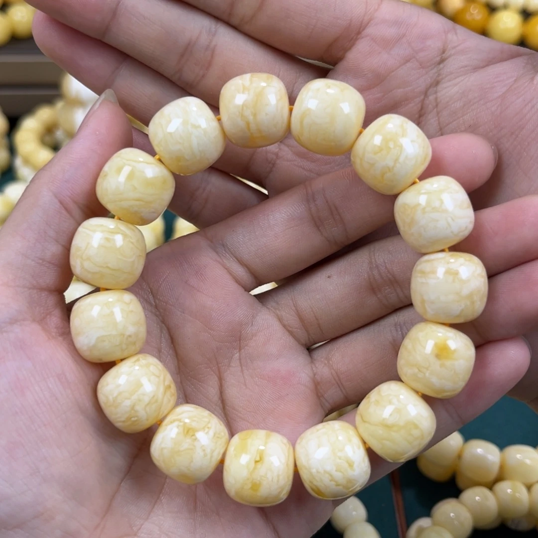 手串琥珀未镶嵌同料15×14.2mm