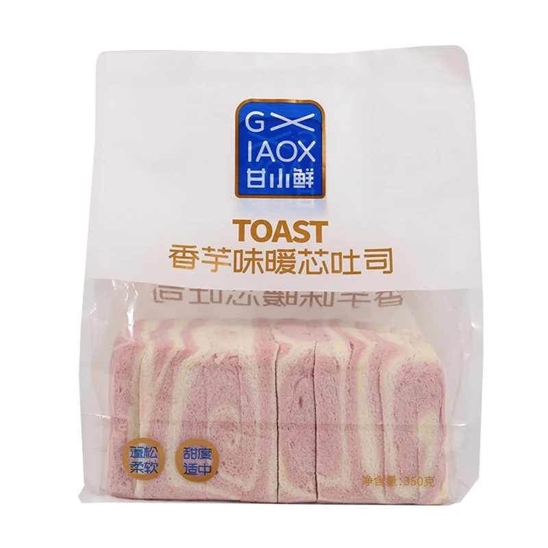 甘小鲜香芋味暖芯吐司350g/袋