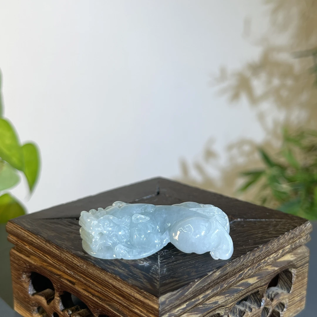 JXB19-58  天然缅甸A货翡翠 貔貅