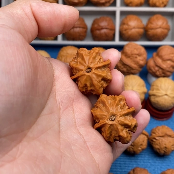 把件文玩核桃蝴蝶龙脊