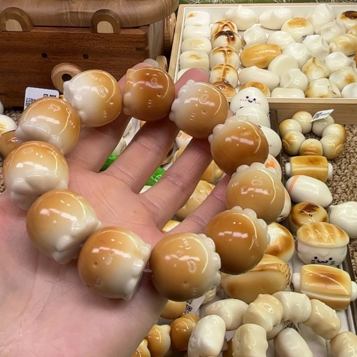 菩提根/象牙果把件12.5.19象牙果炭烤水母微瑕