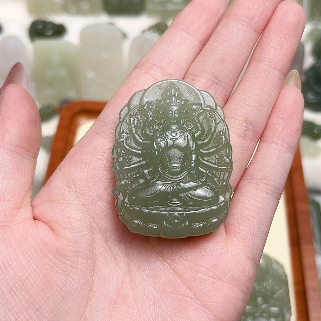 和田玉未镶嵌颈饰欣****)