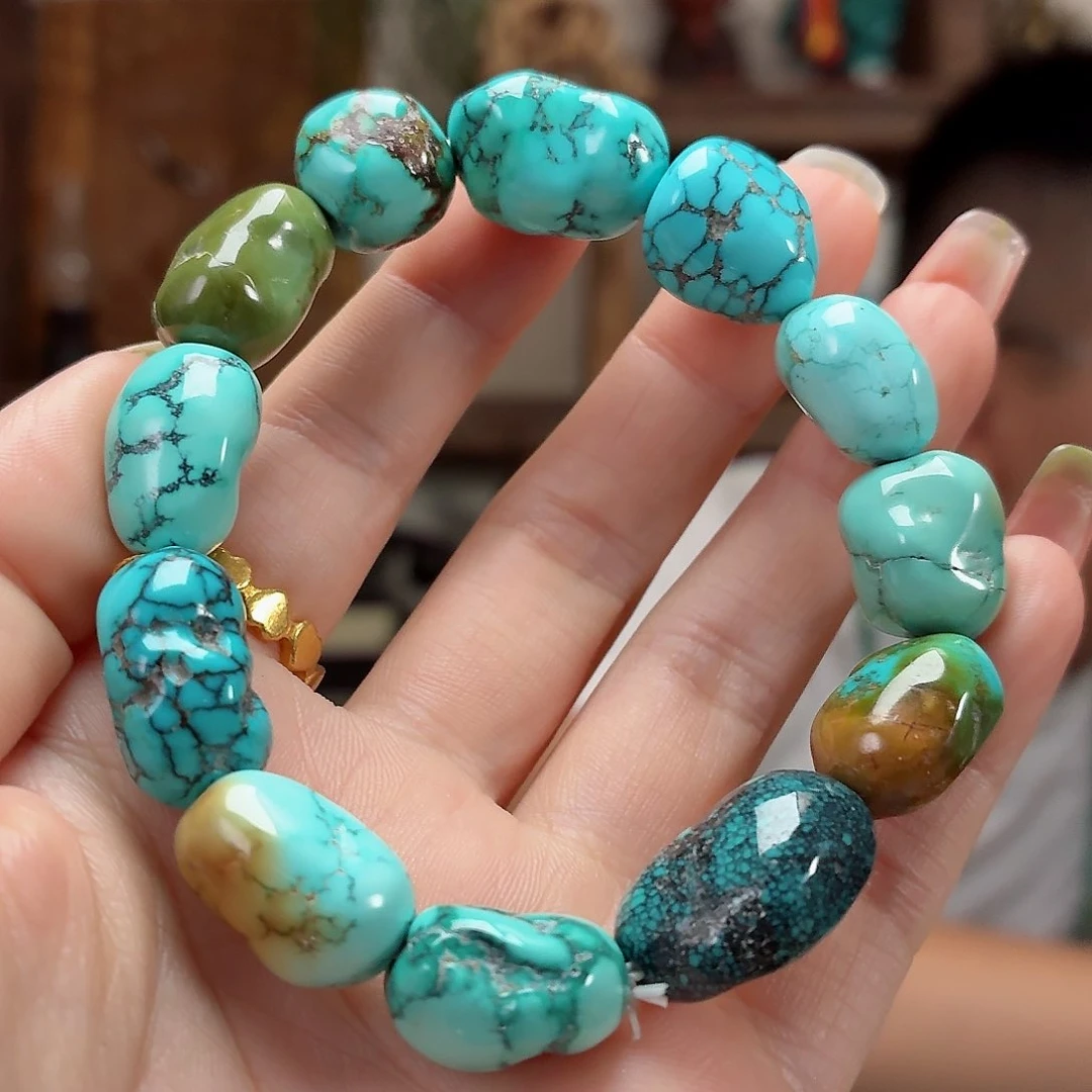 未镶嵌绿松石珠宝奇石