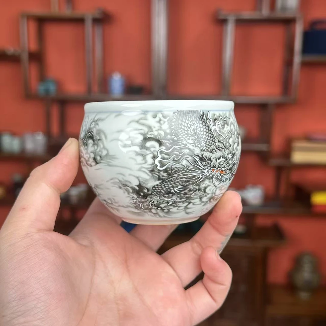 墨龙单杯 高端茶器主人杯0180