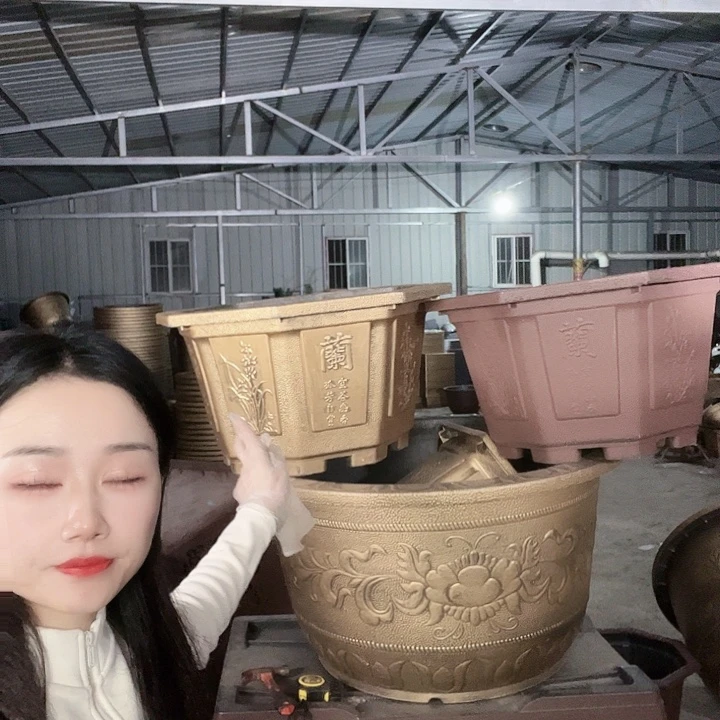 八角60花盆2个有孔