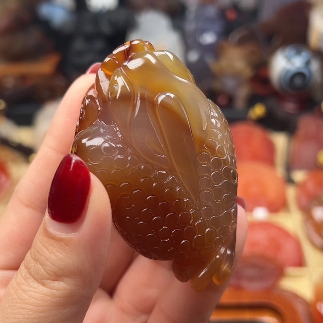 玛瑙/玉髓未镶嵌手玩件