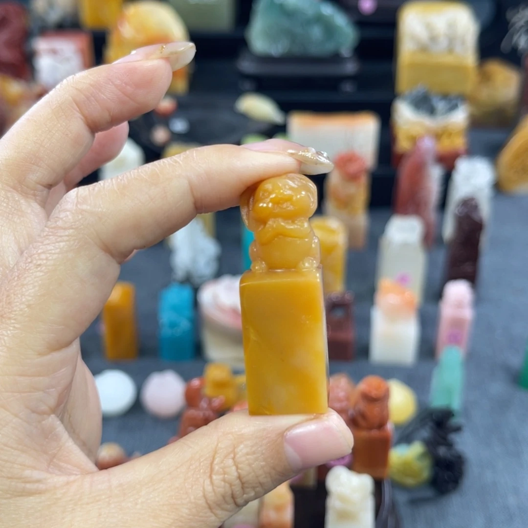 昌化石印石樱*米7058包邮包刻