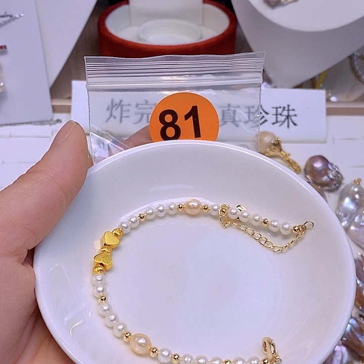 淡水珍珠手绳银S925镶嵌