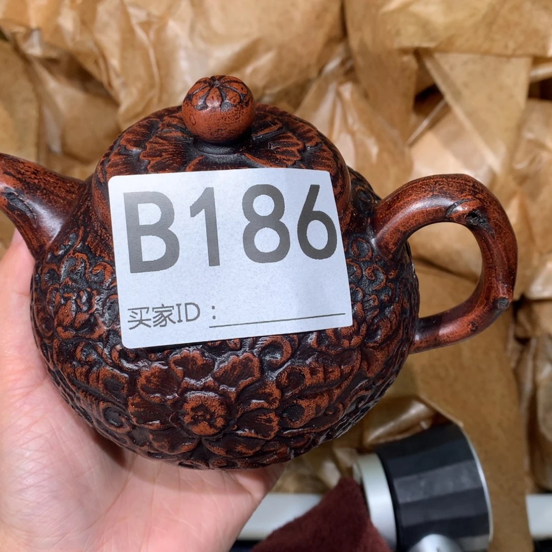 茶壶粗砂紫砂茶壶186