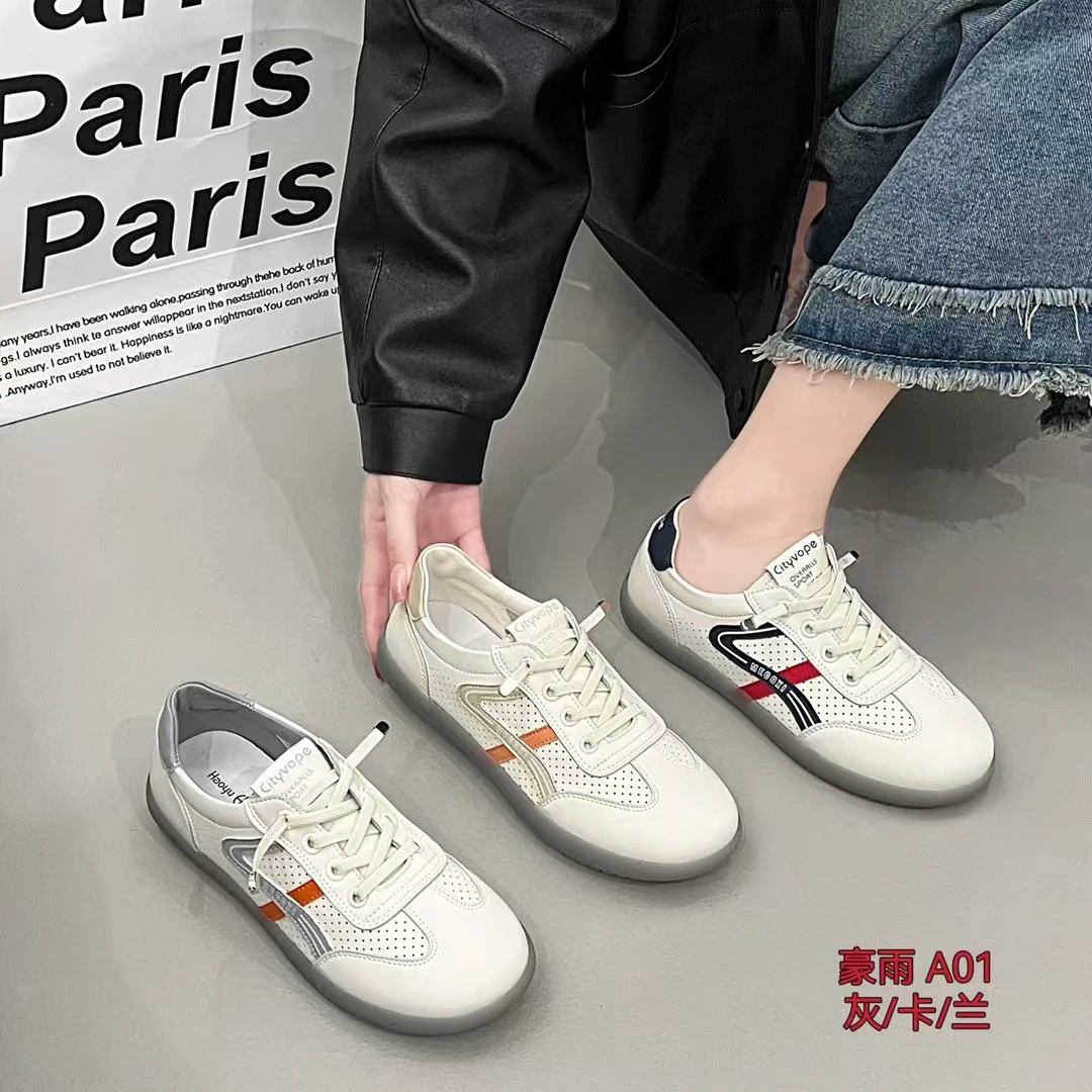 一脚蹬平底夏季小白鞋时尚休闲鞋时尚休闲鞋韩版软底春季低帮