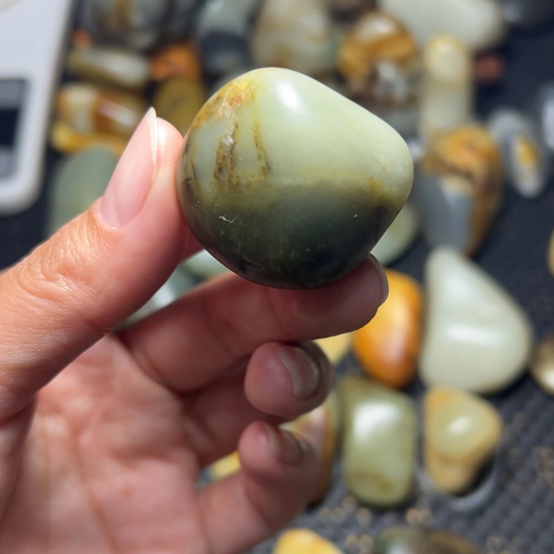 和田玉未镶嵌挂件A2