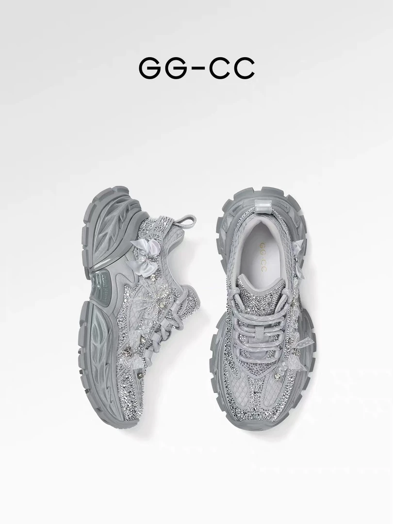 GG-CC老爹鞋椰子鞋女鞋潮流网面夏季透气百搭休闲鞋