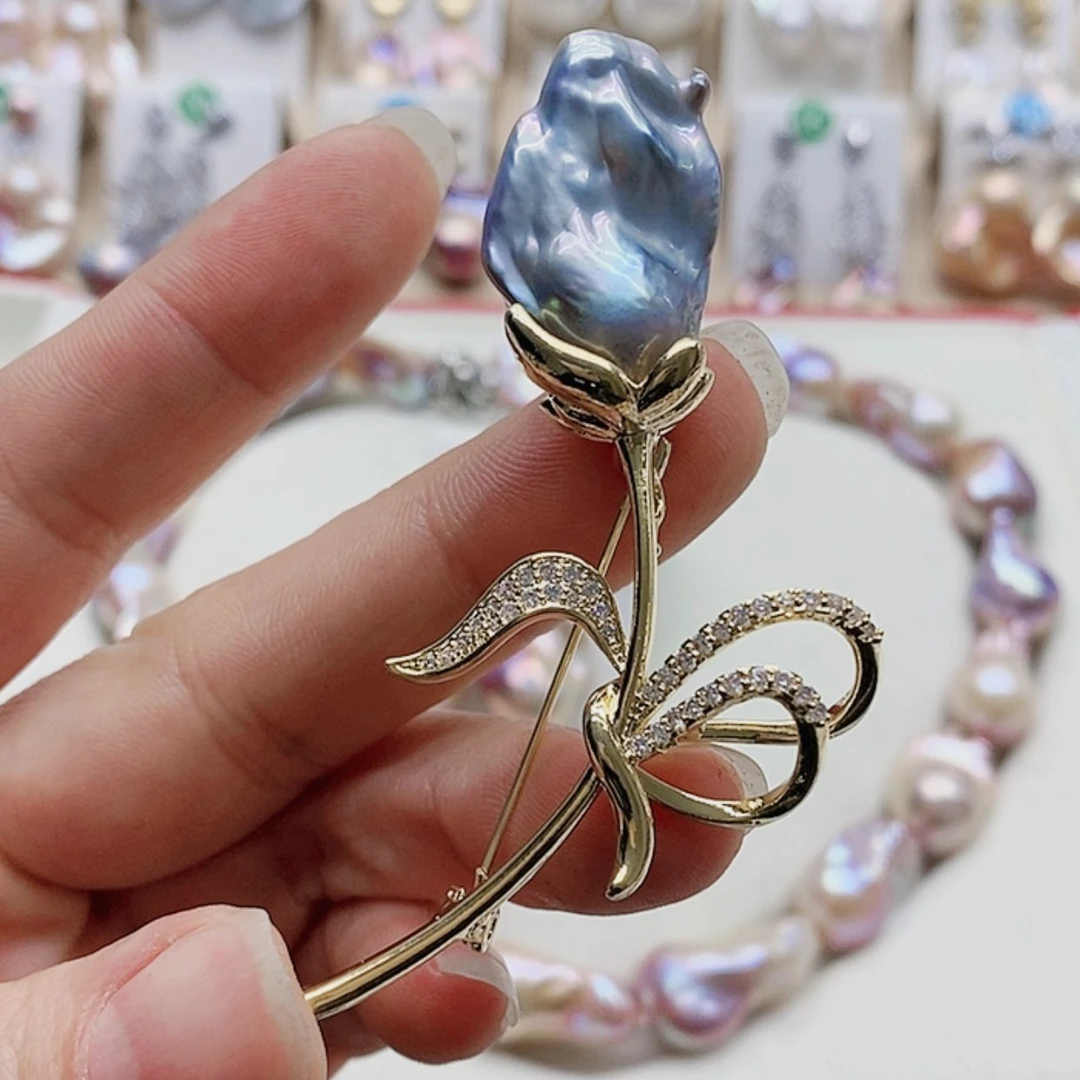 【闪购商品】淡水珍珠耳饰银S925镶嵌