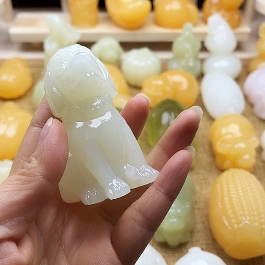 仙***逸玉天然玉石手把件