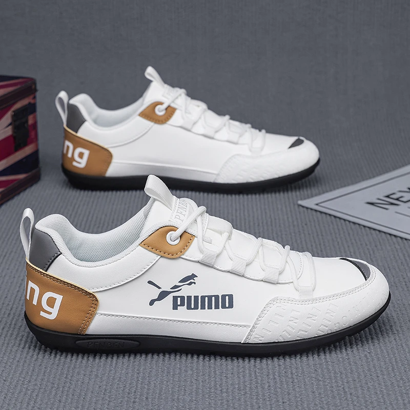 【设计师款】2025年秋季新款男鞋时尚潮流运动休闲鞋防滑耐磨豆豆鞋