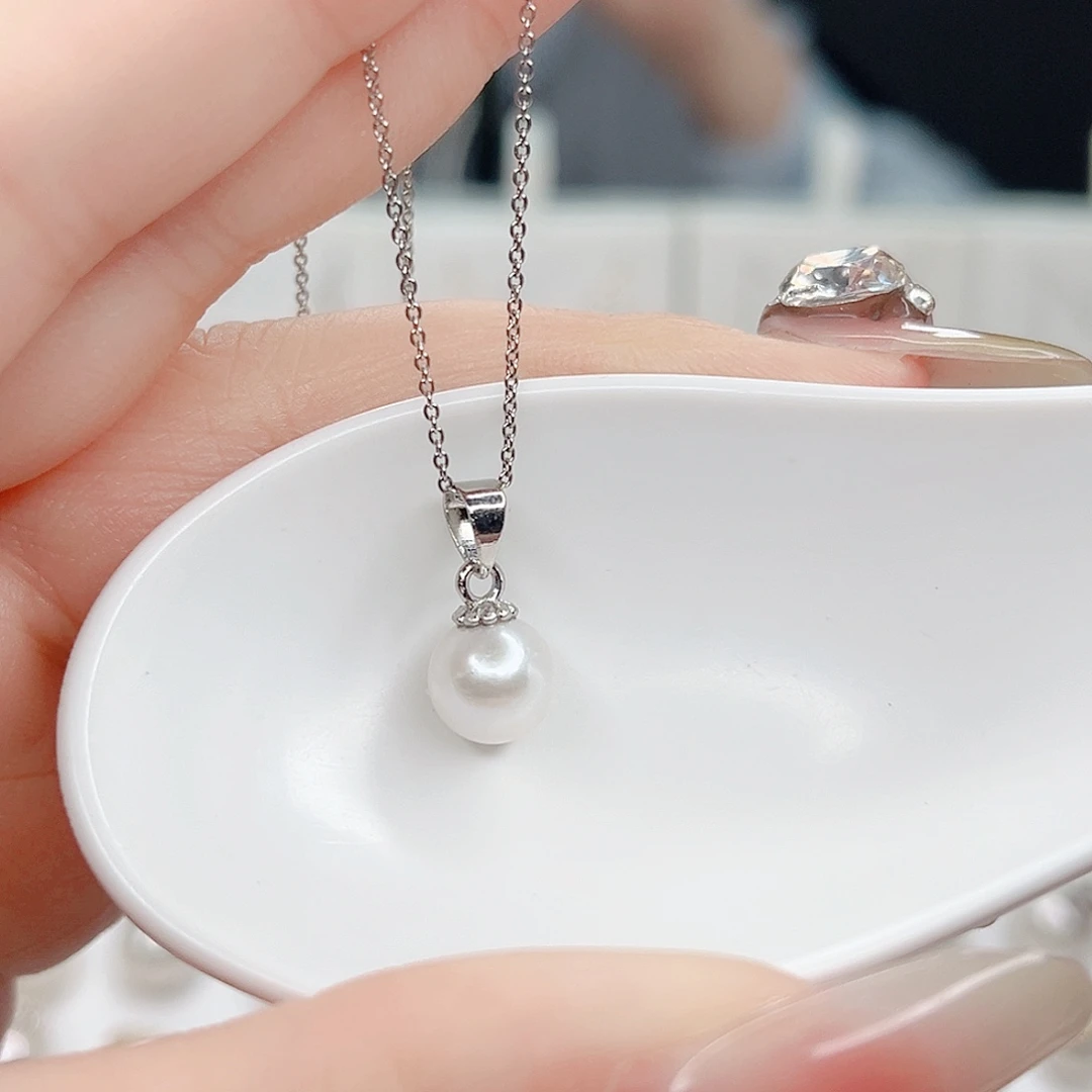 淡水珍珠吊坠(赠链)合金